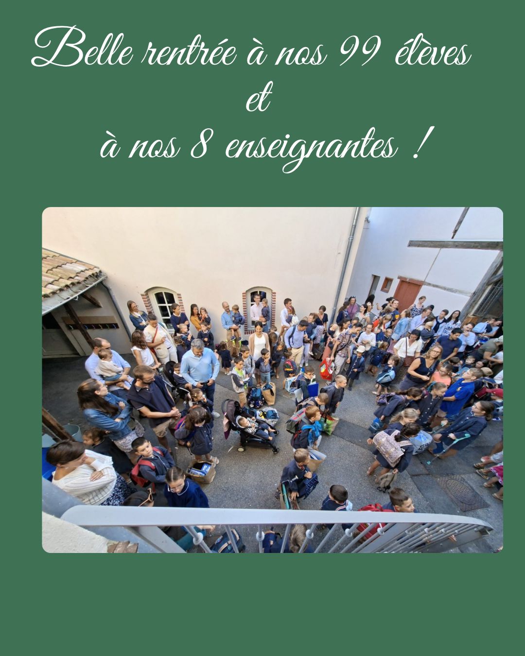 Rentrée des classes 2026